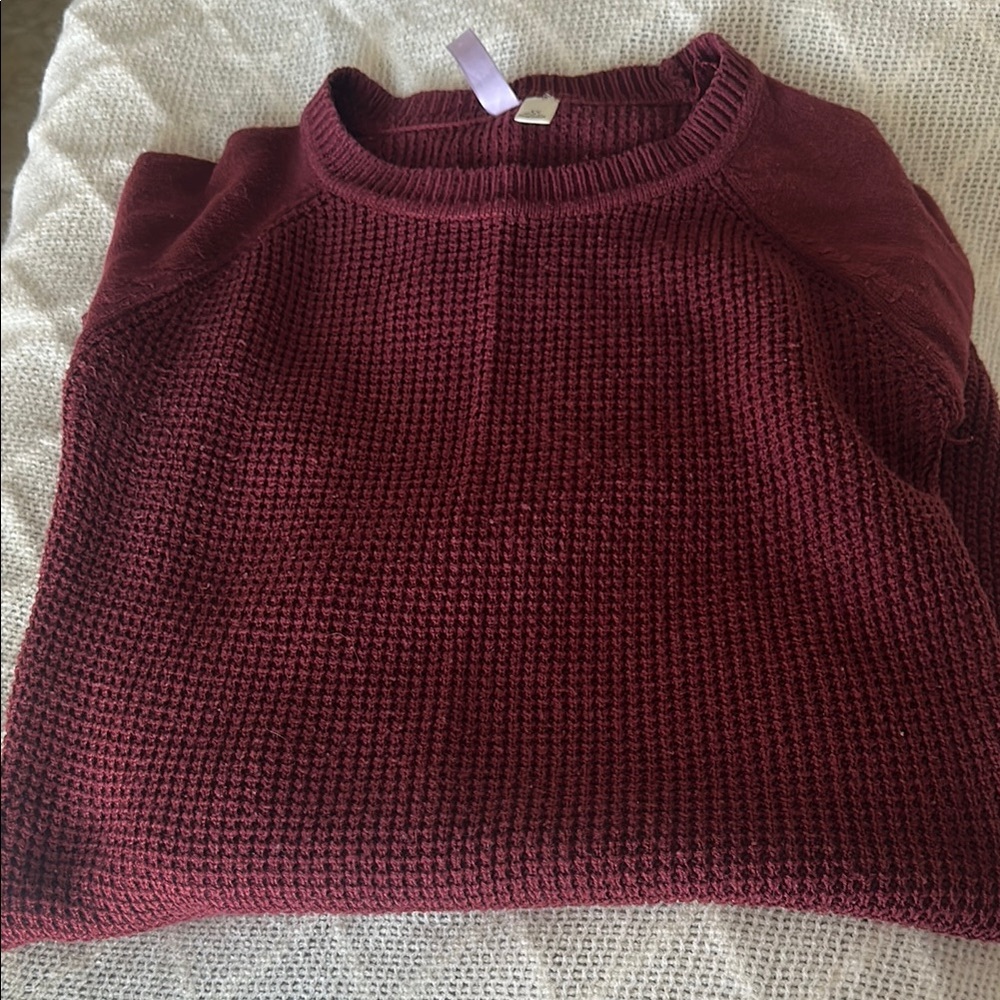 Women's Burgundy Sweater